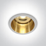 ONE Light Ormos beépített lámpa 1x50 W fehér-arany 10105D8/W/GL