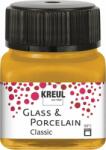 Kreul Classic Vopsea pentru sticla si portelan Metallic Gold 20 ml 1 buc (<![CDATA[16247]]>)
