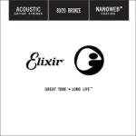 Elixir Acoustic 80/20 Bronze NanoWeb . 032 Coardă individuală pentru chitară (15132-ELIXIR)