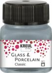 Kreul Classic Vopsea pentru sticla si portelan Argintiu Metalic 20 ml 1 buc (<![CDATA[16246]]>)