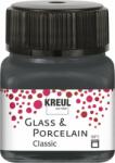 Kreul Classic Vopsea pentru sticla si portelan Gray 20 ml 1 buc (<![CDATA[16231]]>)