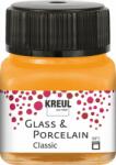 Kreul Classic Vopsea pentru sticla si portelan Orange 20 ml 1 buc (<![CDATA[16203]]>)