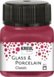 Kreul Classic Vopsea pentru sticla si portelan Granat Red 20 ml 1 buc (<![CDATA[16207]]>)