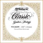 D'Addario NYL024W Coardă individuală pentru chitară (NYL024W)