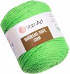 Yarn Art Macrame Rope 5 mm 5 mm 85 m 802 Neon Green Șnur (Macrame Rope 5 mm 802)