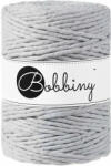 Bobbiny Macrame Cord 5 mm 100 m Gri deschis Șnur (MX-E036)