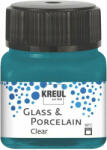 Kreul Clear Vopsea pentru sticla si portelan Turquoise 20 ml 1 buc (16216)