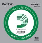 D'Addario NW034 Coardă individuală pentru chitară (NW034)