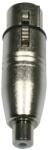 ADJ AC-A-XF3/RF XLR 3 pol F-RCA F Vmesnik XLR-RCA (1613000015)