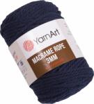 Yarn Art Macrame Rope 3 mm 63 m 784 Navy Blue Șnur (Macrame Rope 3 mm 784)