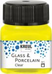 Kreul Clear Vopsea pentru sticla si portelan Yellow 20 ml 1 buc (<![CDATA[16291]]>)