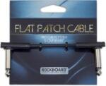 RockBoard Flat Patch Cable 5 cm Oblic - Oblic Cablu patch (RBO CAB PC F  5 BLK)