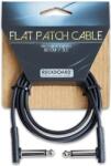 RockBoard Flat Patch Cable Black 80 cm Oblic - Oblic Cablu patch (<![CDATA[RBO CAB PC F 80 BLK]]>)