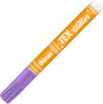 Darwi Tex Fabric Glitter Marker Marker pentru textile Lilac 6 ml 1 buc (DA0140013931C)