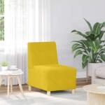 vidaXL sárga bársony kanapéfotel 55 cm (4108486)