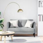 vidaXL világosszürke szövet loveseat kanapé 111 cm (4100560) - vidaxl