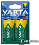 VARTA POWER tartós elem, 2db / csomag, D/góliát, R20, 1.2V, nikkel-metál-hidrid (56720101402)