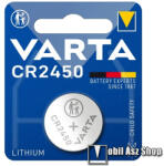 VARTA gombelem, 1db / csomag, CR2450, 3V, lítium (6450101401)