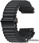  Okosóra Trail Band sportszíj, Szövet, Csatos, Légáteresztő, Széles hullámos kialakítás, 220mm hosszú, 22mm széles, Fekete, Garmin Forerunner 255 (46mm), Forerunner 265, Venu 3 45mm, Xiaomi Watch S1 Pr