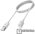  Okosóra mágneses USB töltő - 1m hosszú - FEHÉR - Xplora X4 / Xplora X5 / Xplora X5 Play