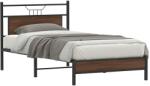 vidaXL barna tölgy színű szerelt fa ágykeret matrac nélkül 90x190 cm (4106992)