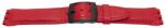  Curea piele buffalo tip Swatch 17 mm roșie - 62733
