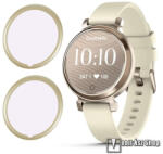 Garmin Lily 2, 2 Classic, Okosóra Flexible Nano Glass rugalmas edzett üveg, Üvegfólia, Arany, 2db, 3D Curved, PMMA, A teljes kijelzőt védi