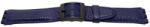  Curea piele buffalo tip Swatch 19 mm albastră - 62732
