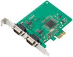 MOXA Adaptor PCI-Express Moxa CP-102EL/DB9M, 2 x DB25 female (CP-102EL/DB9M)
