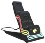 PDP 049-033-BK Afterglow Wave Xbox Series X|S/Xbox One RGB kontroller töltőállomás (fekete) (049-033-BK) (049-033-BK)