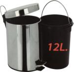 Artex Binty Pedálos Szemetes Inox 12l