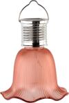 Praktiker Praktiker Szolár Led Függő Harang Ip44 Melegfehér 8, 5x10cm Műanyag Pink (26556)