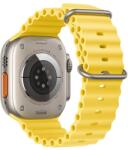 Forcell F-DESIGN FA12 szíj Apple Watch 42/44/45/49 mm sárga