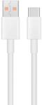 Xiaomi eredeti kábel USB A-ról Type-C-re 6A 1 m fehér tömeges