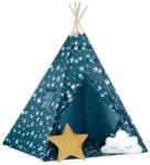 Nukido Индийска палатка Nukido с лампички + аксесоари за подарък - Star - Blue (740121) Палатка