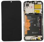  0235AFJJ Gyári Honor 70 Lite / X8 5G LCD kijelző érintővel, Fekete kerettel előlap, akkumlátorral (0235AFJJ)