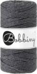 Bobbiny 3PLY Macramé Rope 3 mm 100 m Charcoal Șnur (TS-E012)