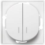 ALING-CONEL Aling-Conel EON - 105 kétáramkörös kapcsoló, jelzőfényes, 10A 250V, keret nélkül, fehér (E626.0) (E626.0)