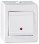 ALING-CONEL Aling-Conel POWER - 101 egypólusú kapcsoló, 10A 250V, IP44, jelzőfényes, fehér (2511.00) (2511.00)