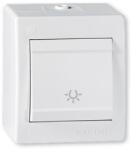 ALING-CONEL Aling-Conel POWER - 101N nyomógomb lámpajellel, 10A 250V, IP44, fehér (255.00) (255.00)