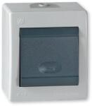 ALING-CONEL Aling-Conel POWER - 101N nyomógomb csengőjellel, 10A 250V, IP44, szürke/antracit (256.1A) (256.1A)