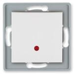 ALING-CONEL Aling-Conel PRESTIGE - 107 keresztváltó kapcsoló, jelzőfényes, 10A 250V, keret nélkül, fehér (6028.0) (6028.0)
