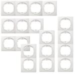 ALING-CONEL Aling-Conel EON - keret, 2-es, függőleges, SOFT TOUCH, soft fehér / fehér belső (E6711. K20) (E6711.K20)