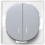 ALING-CONEL Aling-Conel EON - 105 kétáramkörös kapcsoló, jelzőfényes, 10A 250V, keret nélkül, ezüst (E626. S) (E626.S)