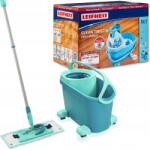 Leifheit Forgatható felmosó kerekekkel Rotációs lapos préselt Leifheit Clean Twist M (52121)