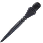 Unicorn Darts cserélhető fém hegy, 2BA-s menettel, fekete színben Unicorn Volute 27mm