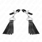 Kink Nipple Grip Kink - Műbőr Bojt Mellbimbó Bilincsek 6 Cm (d-240945)