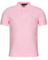 Ralph Lauren Rövid ujjú galléros pólók POLO COUPE DROITE EN COTON BASIC MESH Rózsaszín EU M