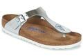 Birkenstock Lábujjközös papucsok Gizeh Soft Footbed Ezüst 35