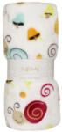 Soffi Baby takaró plüss dupla csigás 75x100cm - babymax